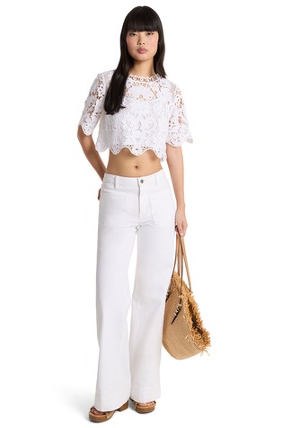 Ohlapne jeans hlače