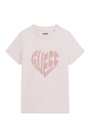 Logo rhinestone t-shirt