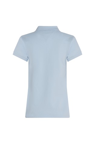 TOMMY HILFIGER Slim fit polo majica z logotipom Modra - Blue 6