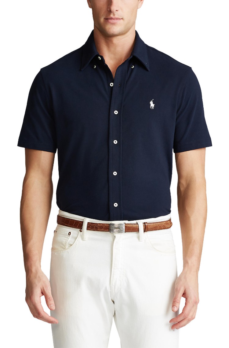 RALPH LAUREN Featherweight srajca Modra - Dark Blue 