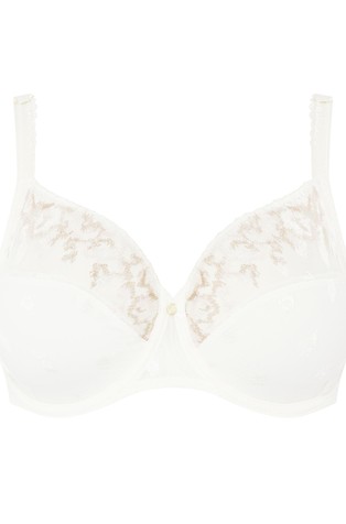 CHANTELLE Bold Curve Full Coverage Partly Lined Bra White 4