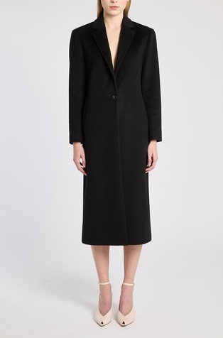 Wool and cashmere coat