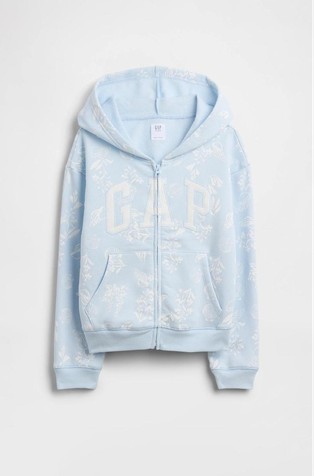 Kids Relaxed Gap Logo Zip Hoodie