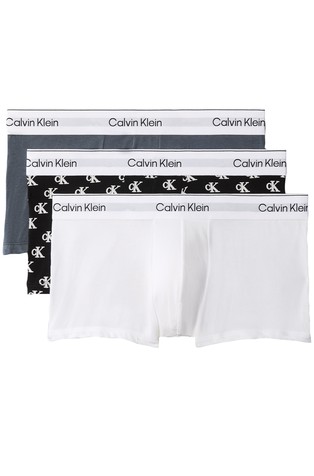 Paket 3 boksaric z nizkim pasom - Icon Cotton Stretch