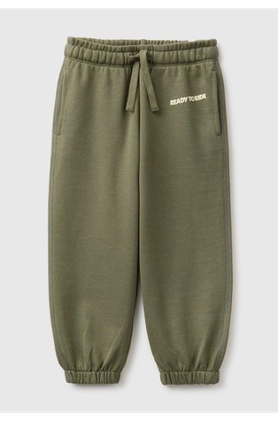Cotton joggers with front print