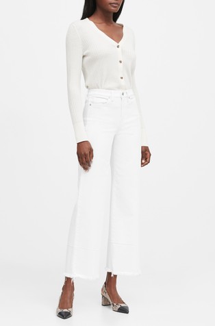 High-Rise Wide-Leg Cropped Jean | Emporium