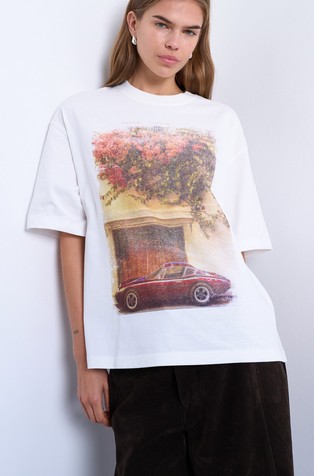 TSLOTTA oversized T-shirt with print