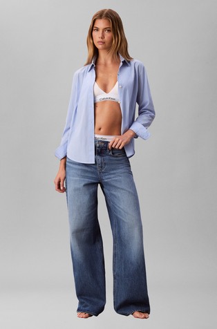 Široke jeans hlače