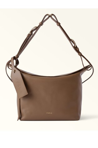 Medium Leather Hobo Bag