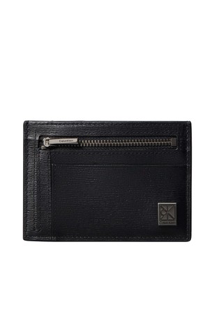 Usnjena denarnica za kartice z logo emblemom