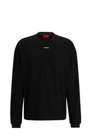 Cotton-jersey relaxed-fit T-shirt with logo print