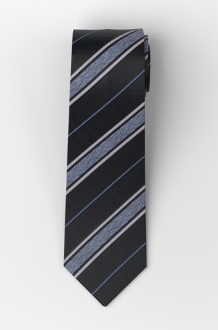 Striped silk tie