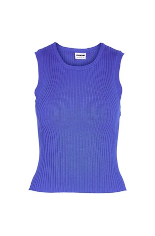 NOISY MAY NMCREE roound-neck knitted top Medium Blue 6