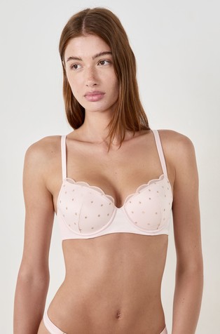 Divine Bra No.4 - The Lightly Lined with embroidery