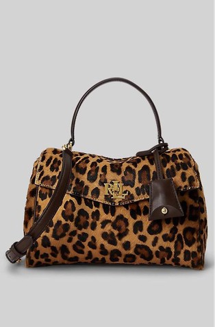 Farrah Soft manjša torbica z leopardjim vzorcem