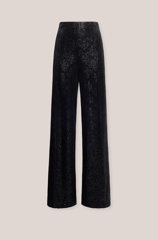 Široke svetleče hlače