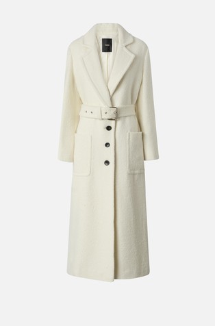 Dolg plašč s pasom