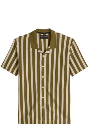 Črtasta polo srajca s kratkimi rokavi