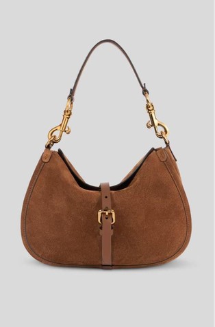 Medium suede bag