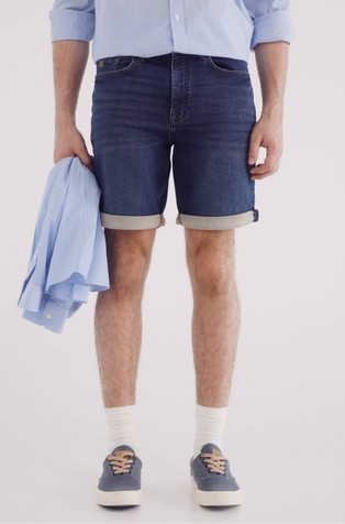Slim fit denim kratke hlače