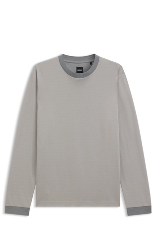 Majica iz merceriziranega bombaža z mikro vzorcem