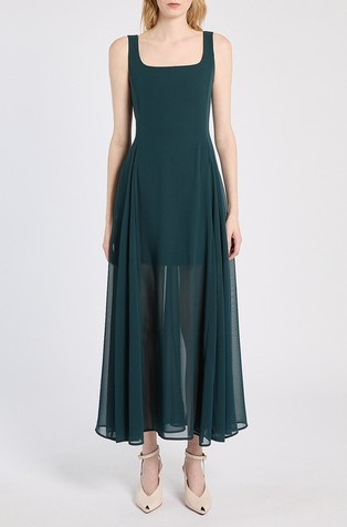 Art. 365 Fit and flare polprosojna obleka