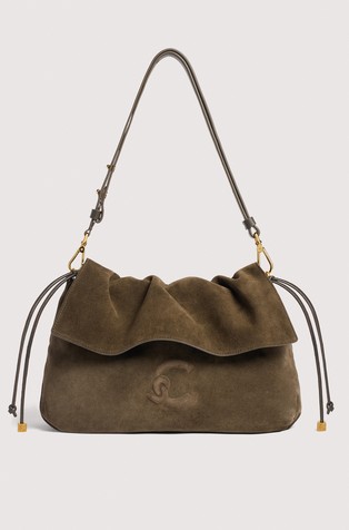 Lidia Small Suede Shoulder Bag