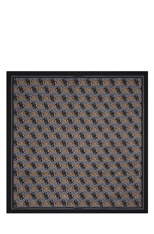 Satin Patterned Foulard