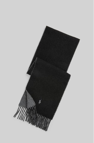 Fringed Wool-blend Scarf