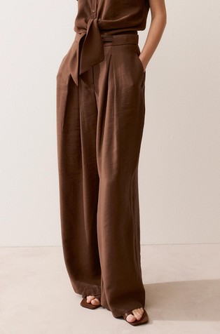 Široke hlače iz modalne mešanice