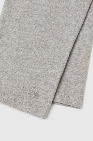 BENETTON Bombažne pajkice z dolžino do kolen Siva - Gray 3