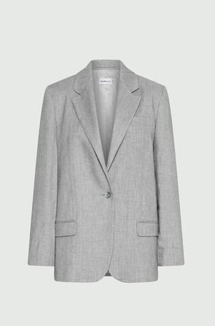 Meliran suknjič iz raztegljive lanene mešanice