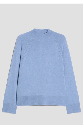 Boxy-fit wool blend jumper