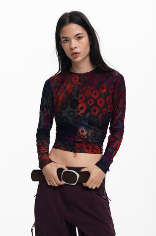 T-shirt with circle print