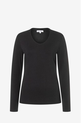 Majica z dolgimi rokavi iz modalne mešanice