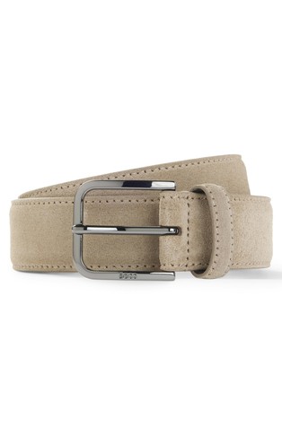 Suede belt