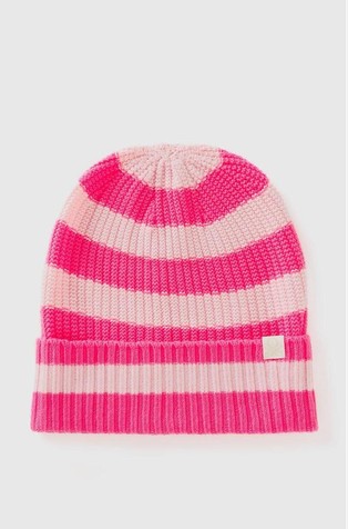 Striped knit hat