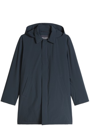 Short Coat MOP x Function with a detachable hood
