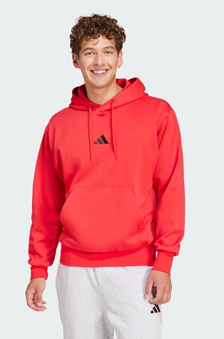 Essentials Feelcozy pulover s kapuco in flisirano notranjostjo