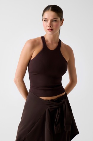 Rebrasta majica brez rokavov