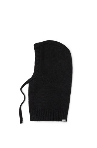 Pletena balaclava iz volnene mešanice