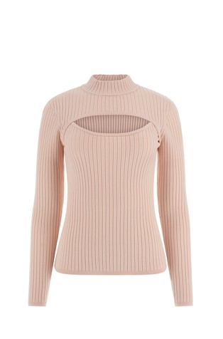 Sweatshirt with cutout