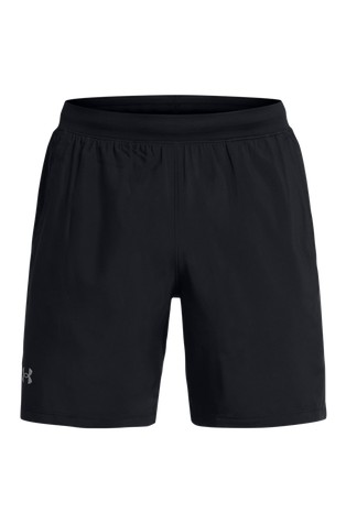 UNDER ARMOUR Launch Shorts Black / Reflective 7