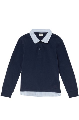 Polo majica s kontrastnimi vstavki