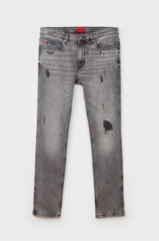 Extra slim fit jeans hlače z raztrganinami iz raztegljivega denima