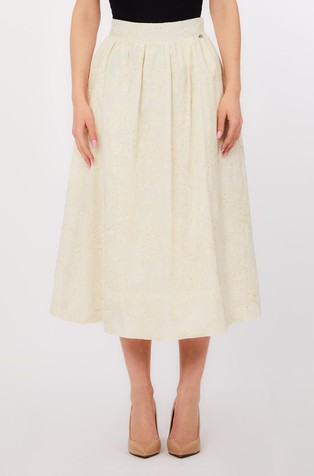 Bombažno krilo z vezeninami in bleščicami