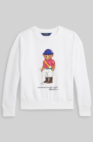 Polo Bear Fleece Boxy Sweatshirt