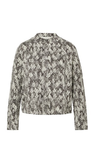 Pulover z žakarskim živalskim vzorcem