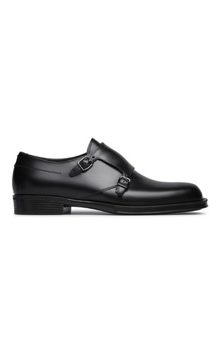 Leather monkstrap shoes