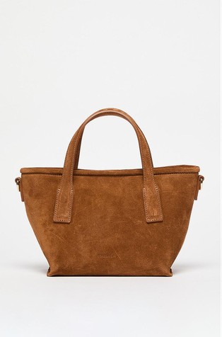 Majhna shopper torbica iz semiša